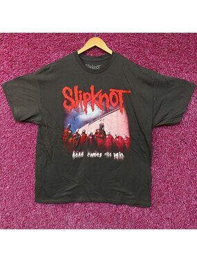 Slipknot Here Comes The Pain Tour 2024 Nu Metal Graphic T-Shirt 2XL